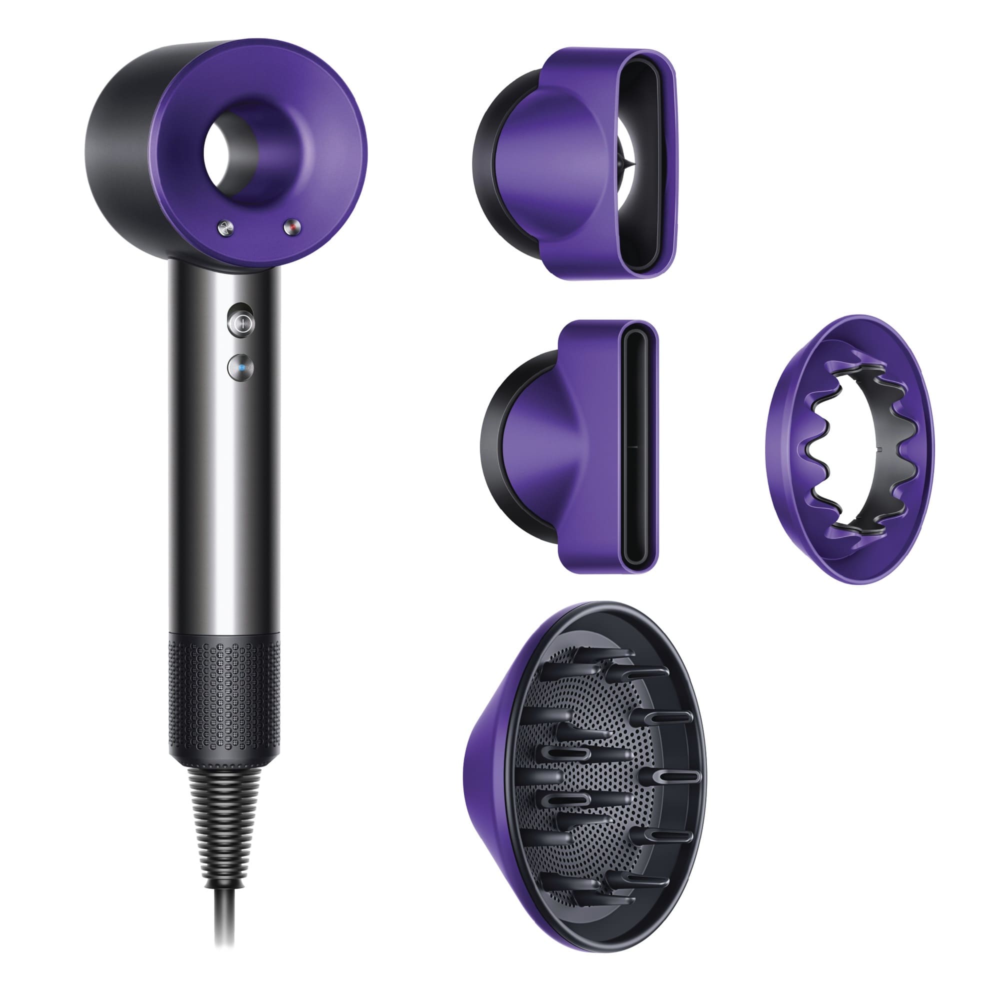 339512365_1_.jpg Фен Dyson Supersonic 4 насадки HD03 с чехлом для хранения цвет сирень — изображение 1